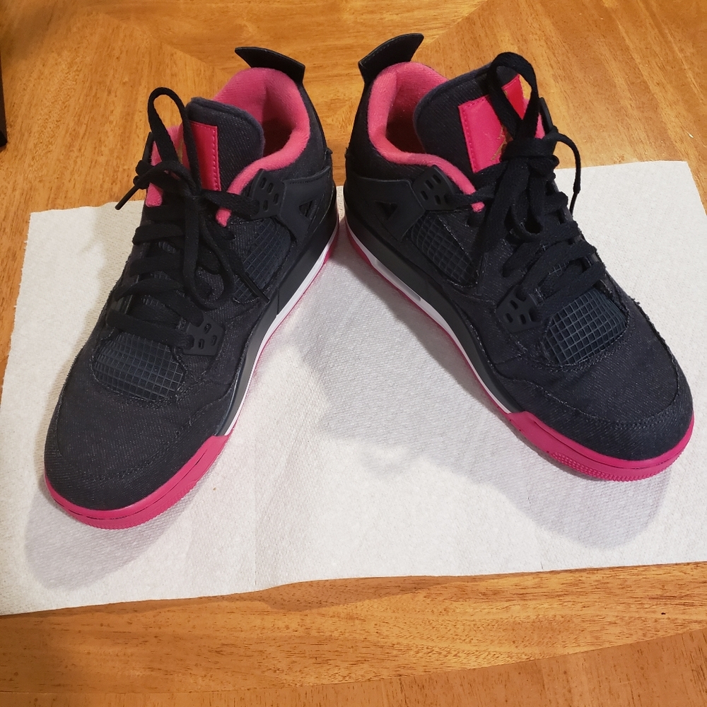 Girls Air Jordan 4 Retro GG Shoes 6.5